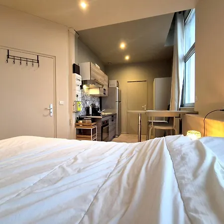 아파트 Le Bord Des Berges Studio Inn Reims Pour 2 *